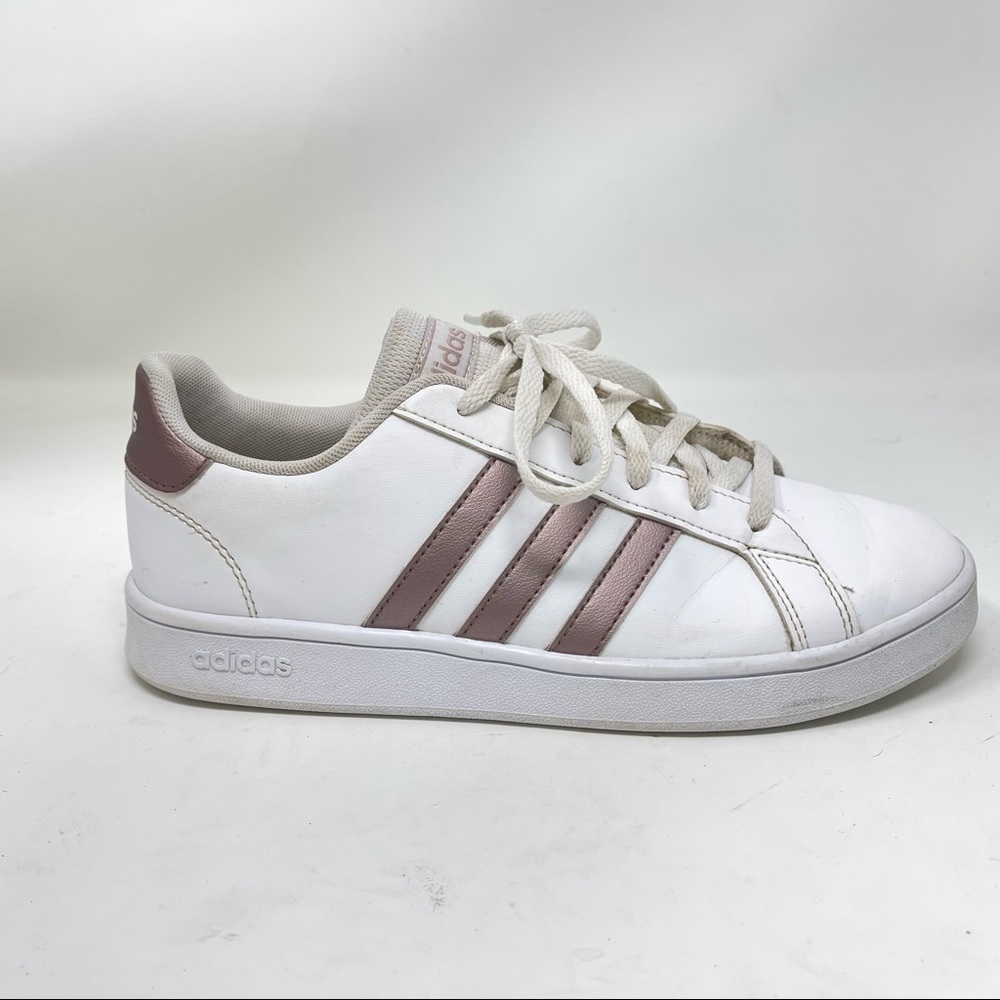 Adidas Grand Court Size 5 Cloud White - Rose Gold metallic Art. EF01101